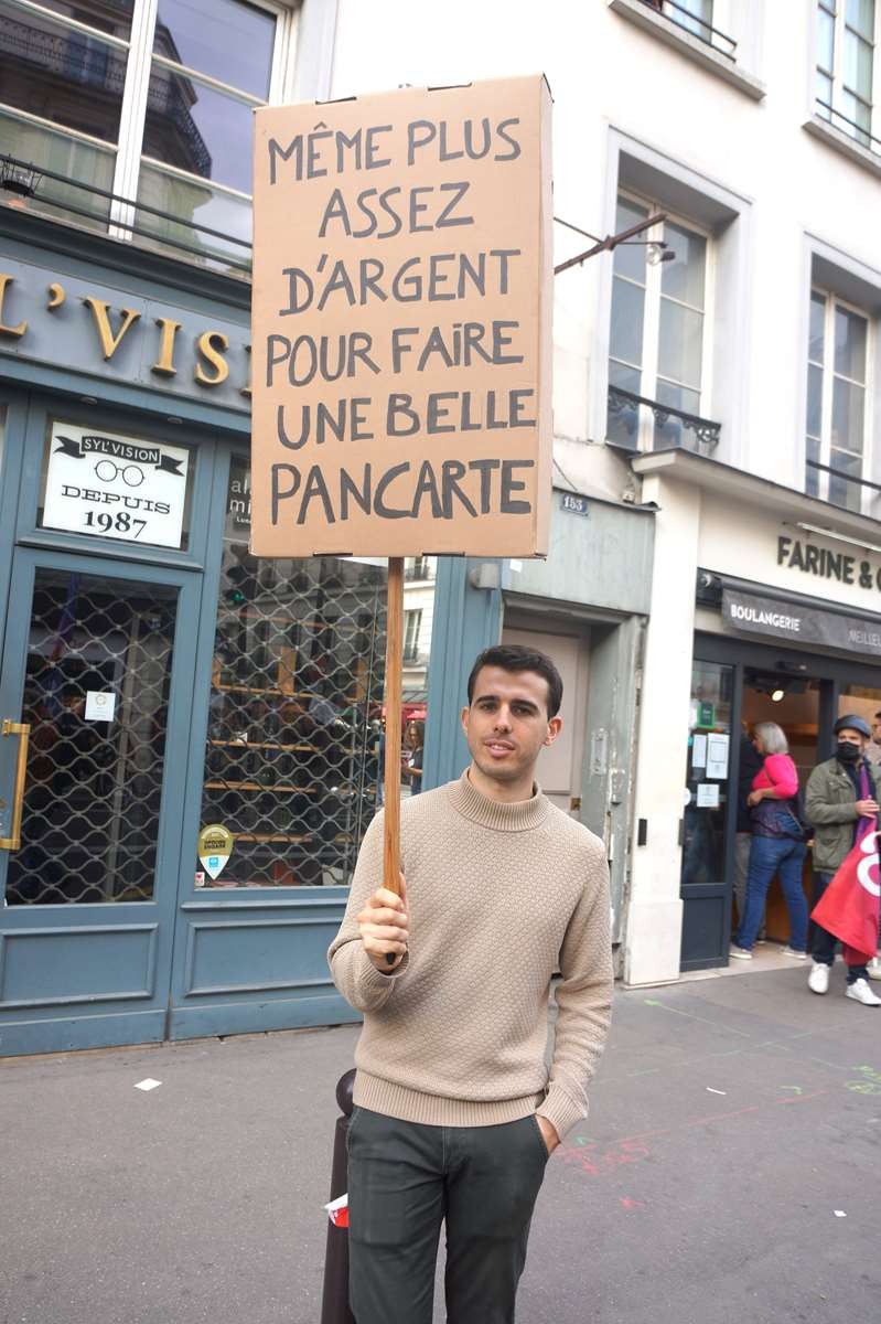 16 oct Paris les pancartes