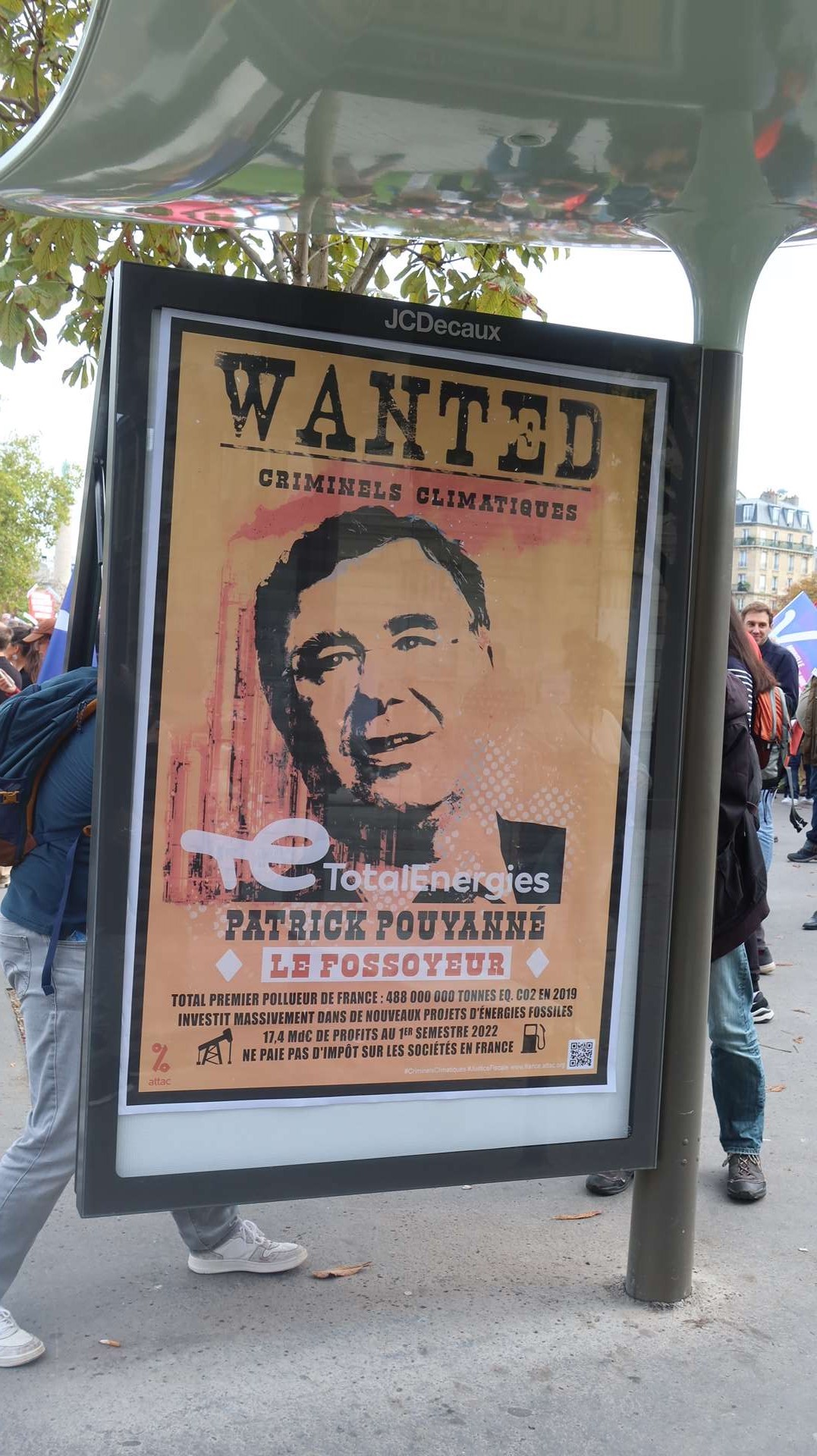 16 oct Paris les pancartes