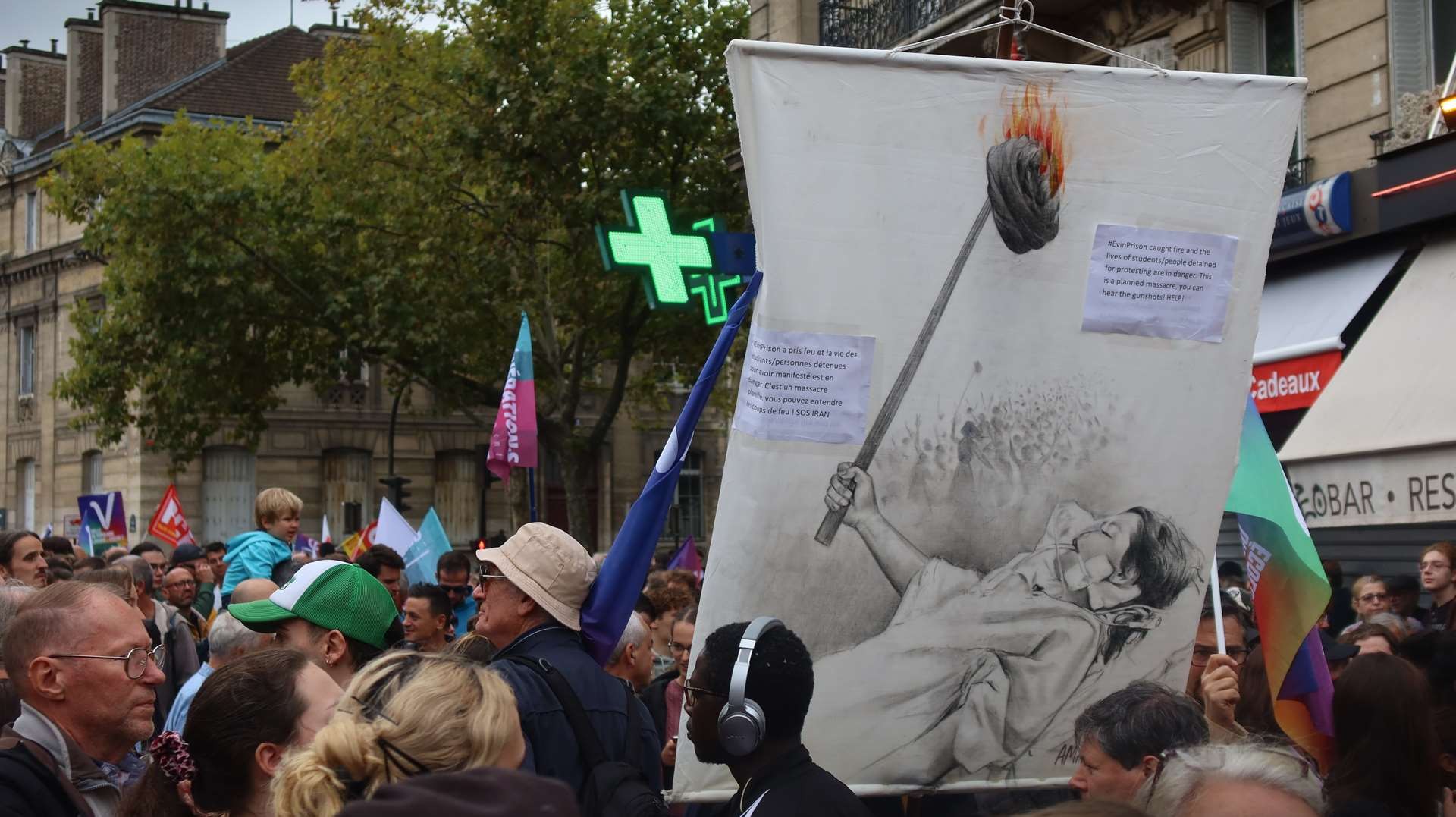 16 oct Paris les pancartes